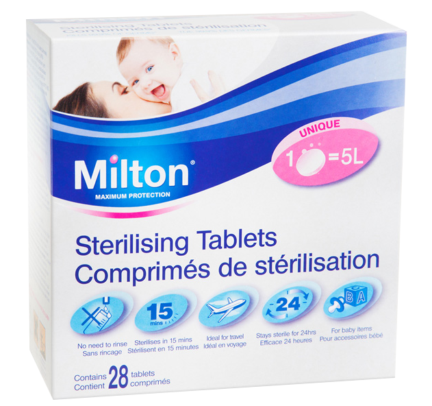 

Стерелизационные таблетки Milton 4 шт