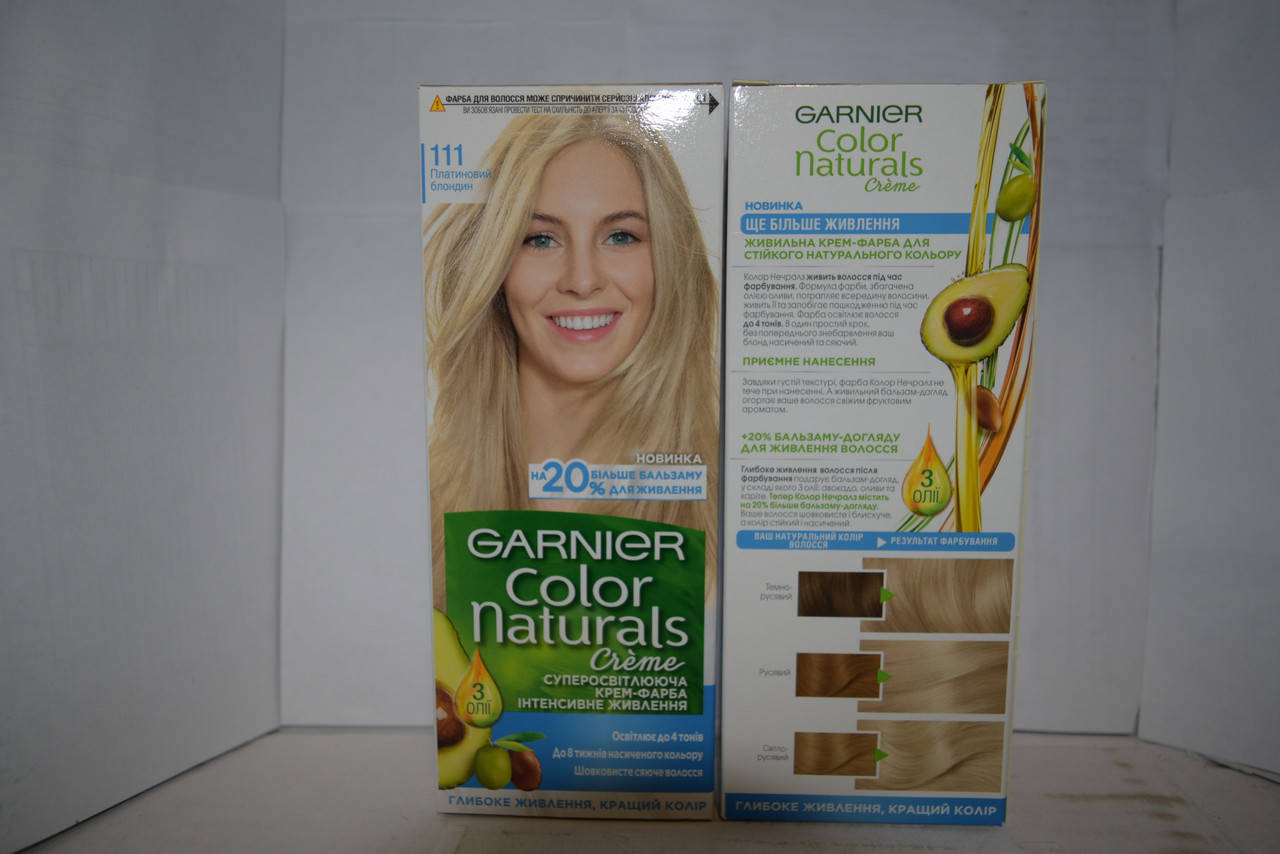 

Краска для волос Garnier Color Naturals 111 (Платиновый блонд)