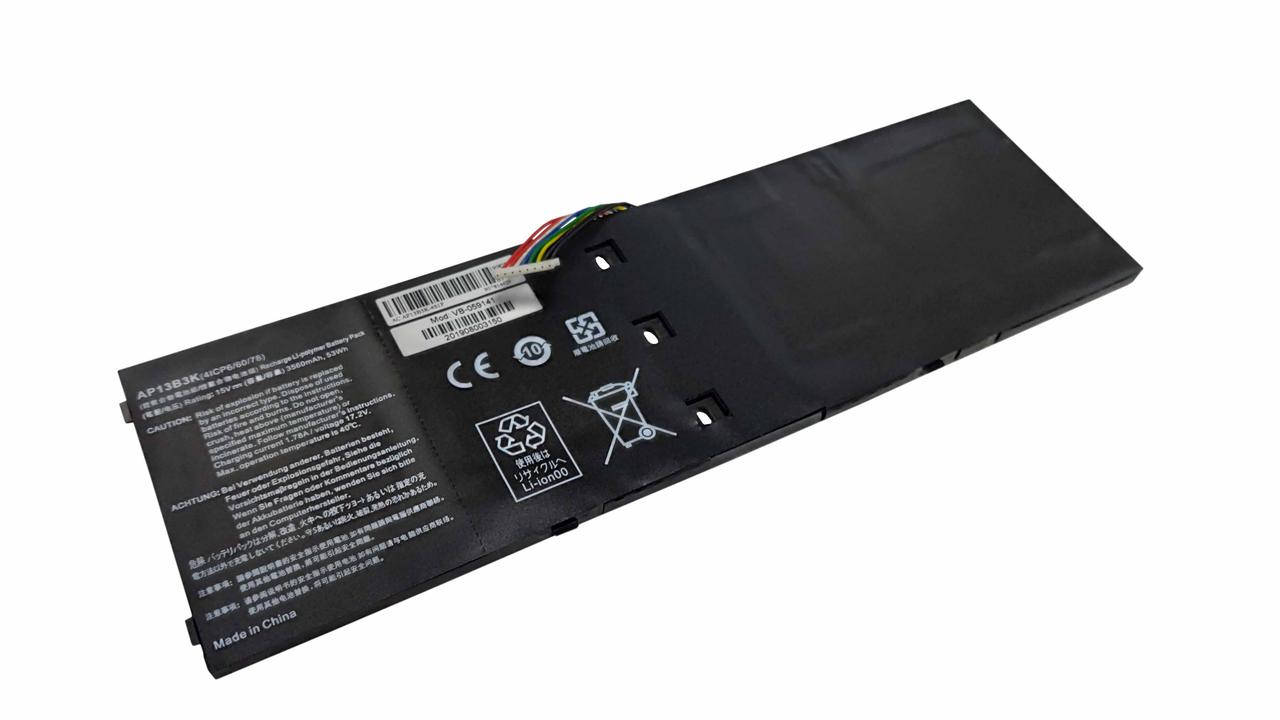 

Аккумулятор для ноутбука Acer AP13B3K Aspire V7-482 15V Black 3560mAh OEM, Черный