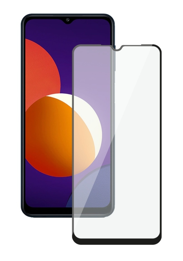 

Защитное стекло для телефона Samsung M12 / стекло защитное на самсунг м12 / 3D стекло для samsung m12, Черный