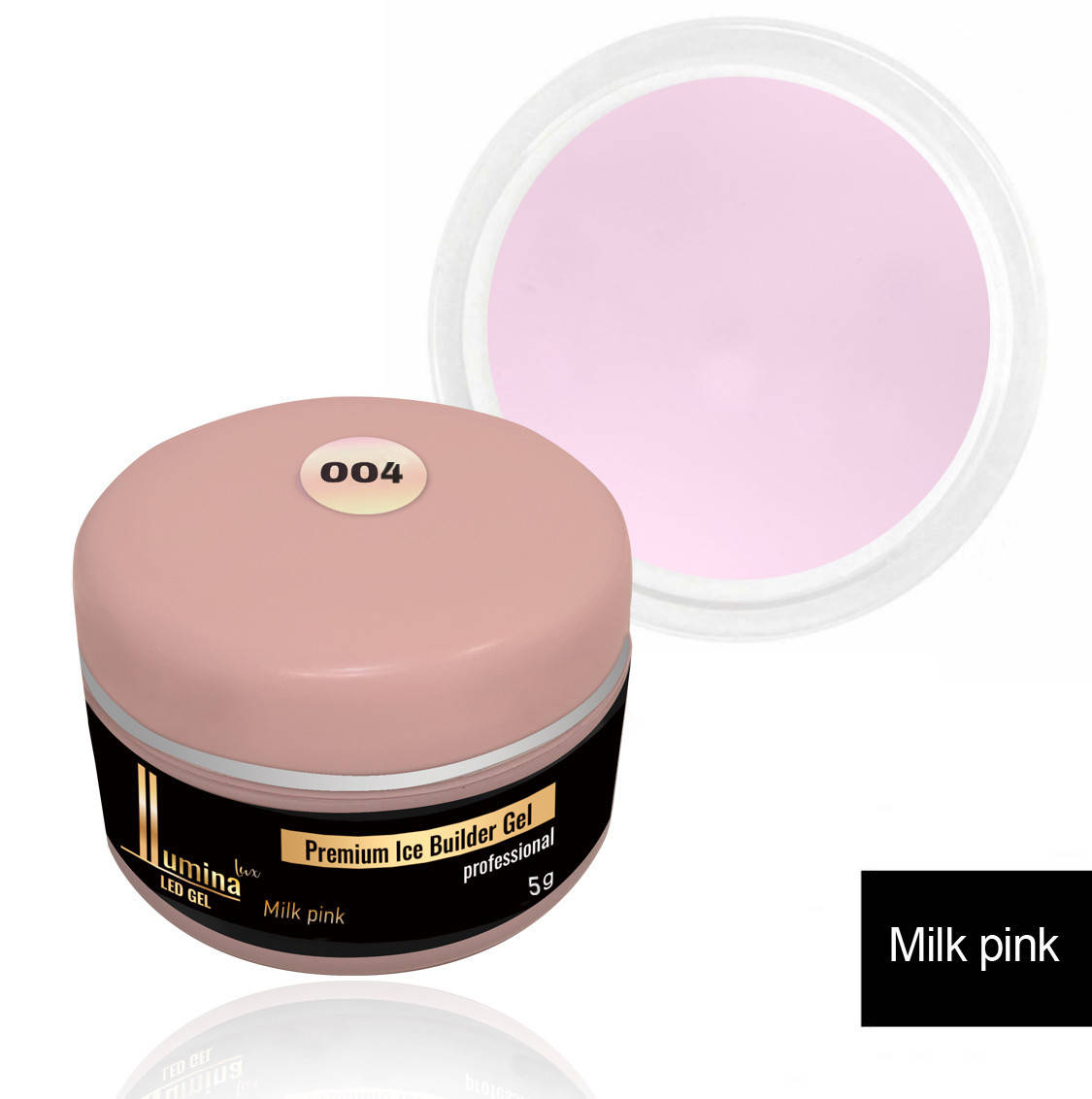

Ice Builder Gel Lumina lux 04 Milk Pink, 5g