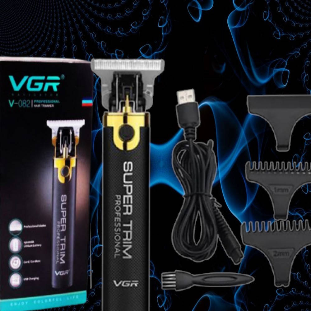 

Триммер для бритья бороды и тела+ Машинка для стрижки и окантовки- VGR V 082 Профессиональный набор Original
