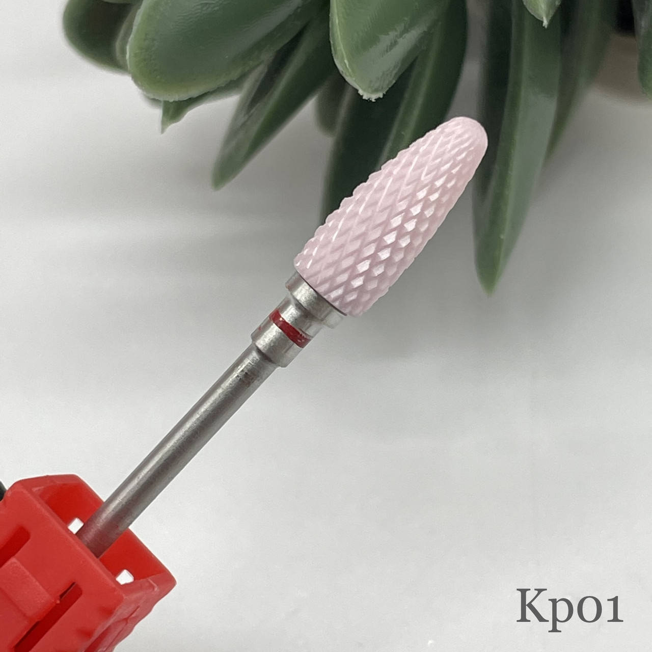 

Керамическая фреза для снятия гель лака Кр01, Красный