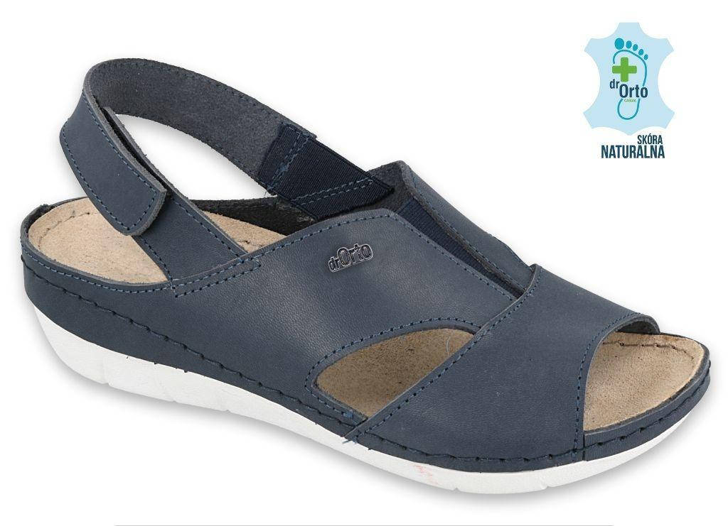 

Сандалии диабетические, для проблемных ног женские DrOrto 158D015 40, Синий