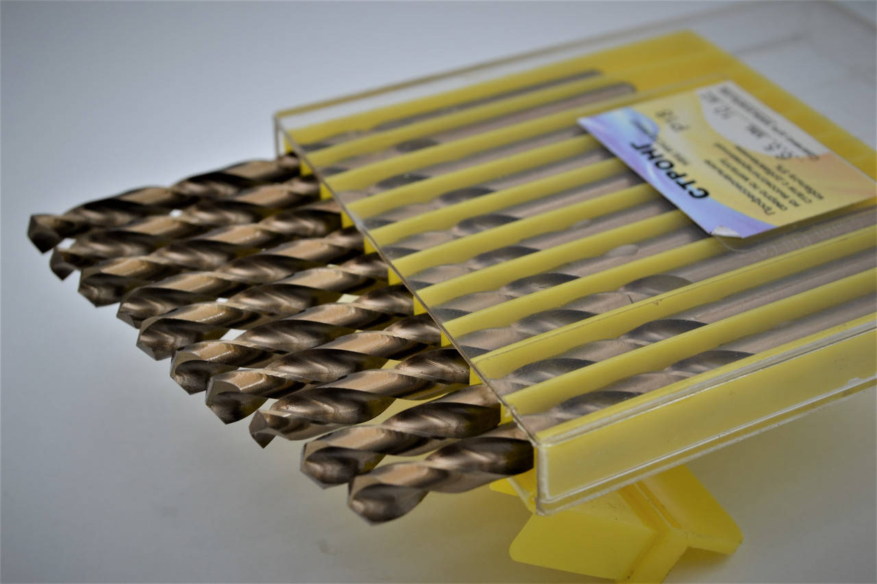 

Сверло по металлу Р18 (HSS-Co5, Р6М5-К5) 6,5 мм