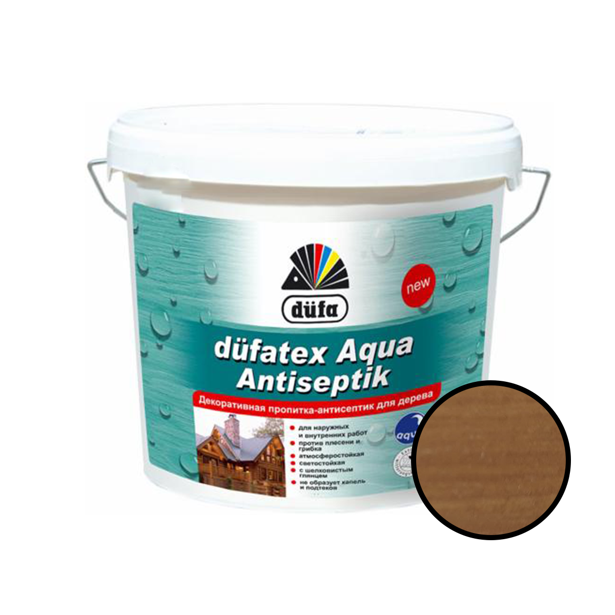 

Антисептик для дерева Dufa Dufatex Aqua Antiseptik тик 10л