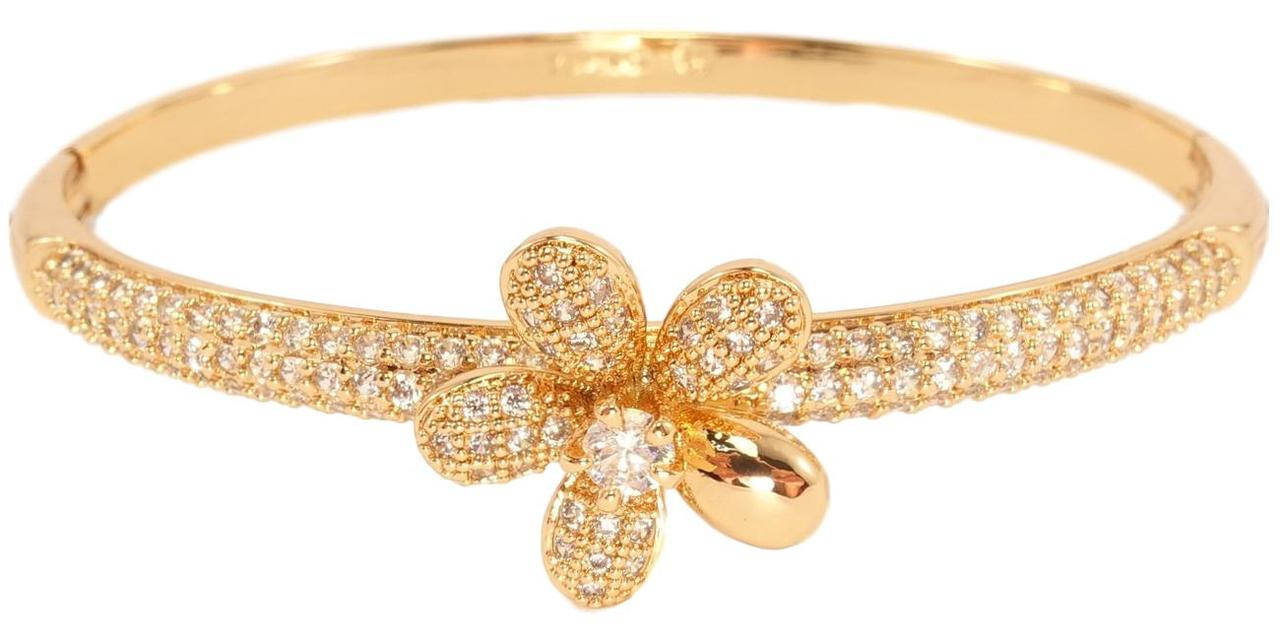 

Браслет Xuping Позолота 18K "Цветок Зеркальный Лепесток" ø 6см