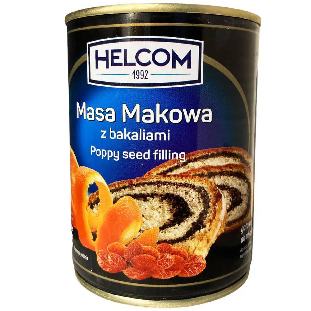

Маковая масса Helcom Masa Makowa z bakaliami, 380гр.
