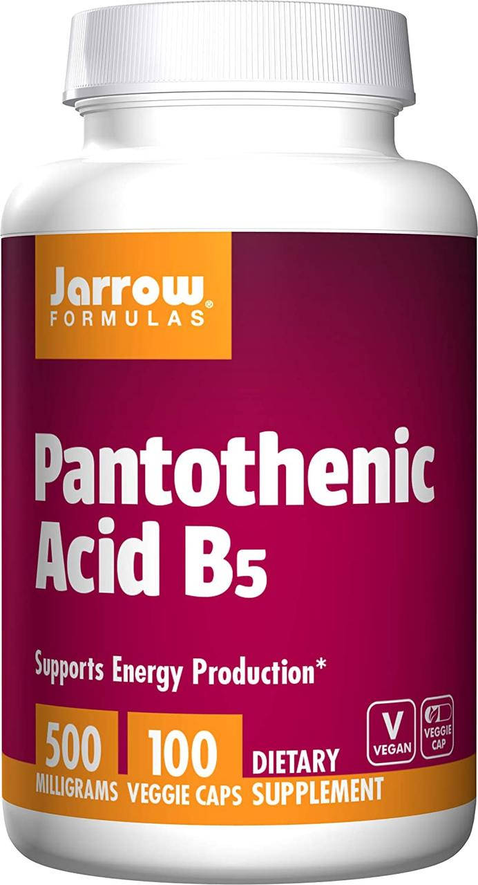

Пантотеновая кислота витамин В5 Jarrow Pantothenic Acid B5 500mg 100 капсул