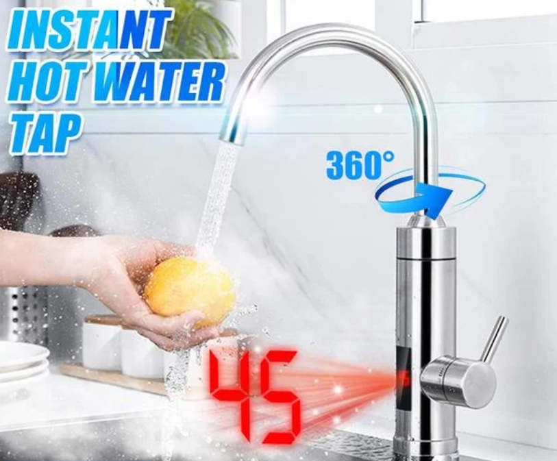 

Проточный водонагреватель с экраном металл Delimano RX-016