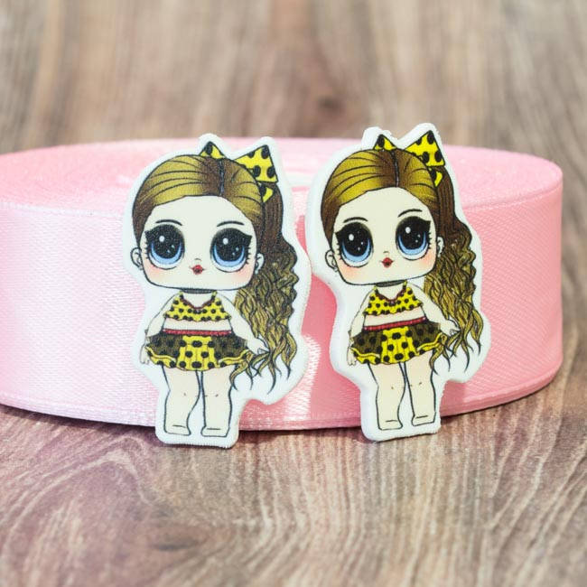 

Кабошон Серединка кукла LOL ЛОЛ купальник в горошек Сб-LOL-88, Разные цвета