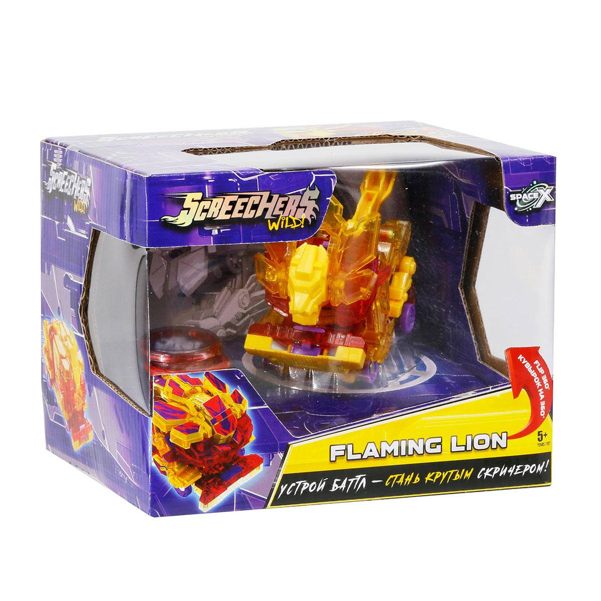 

Машинка-трансформер Screechers Wild! S3 L2 Flaming Lion - Флейминг Лайон EU682205