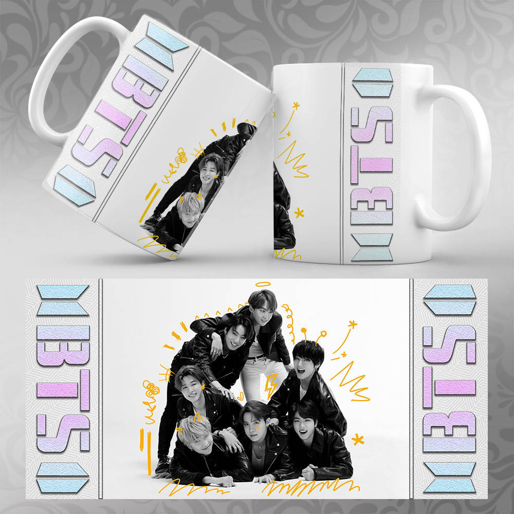 

Чашка K-Pop BTS 511, Белый