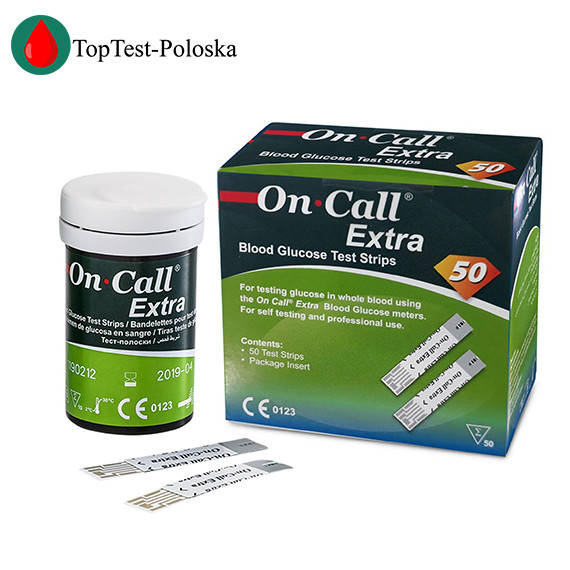 

Тест-полоски On Call Extra (Он Колл Экстра) 50 шт.