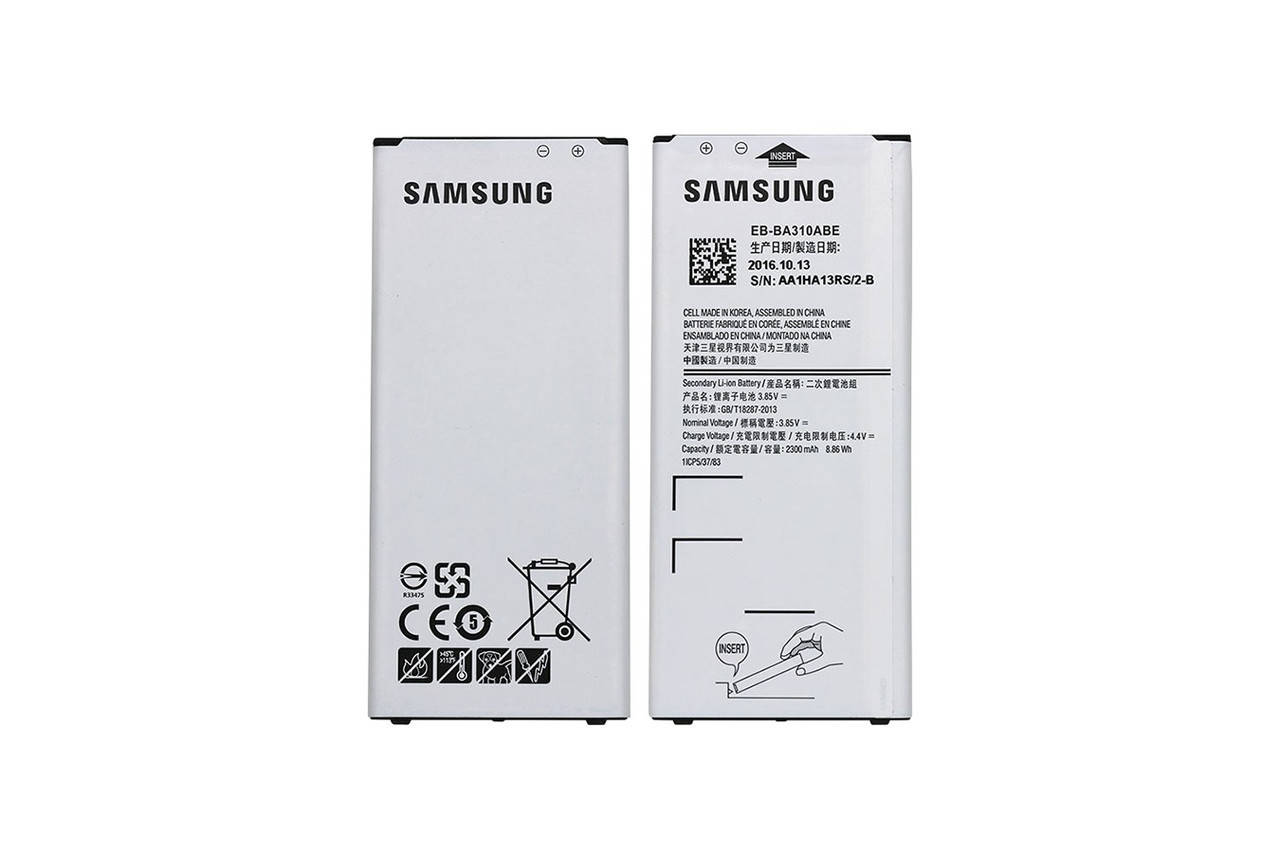 

Аккумуляторная батарея (АКБ) для Samsung EB-BA310ABE (A310F Galaxy A3 (2016)), 2300 mAh