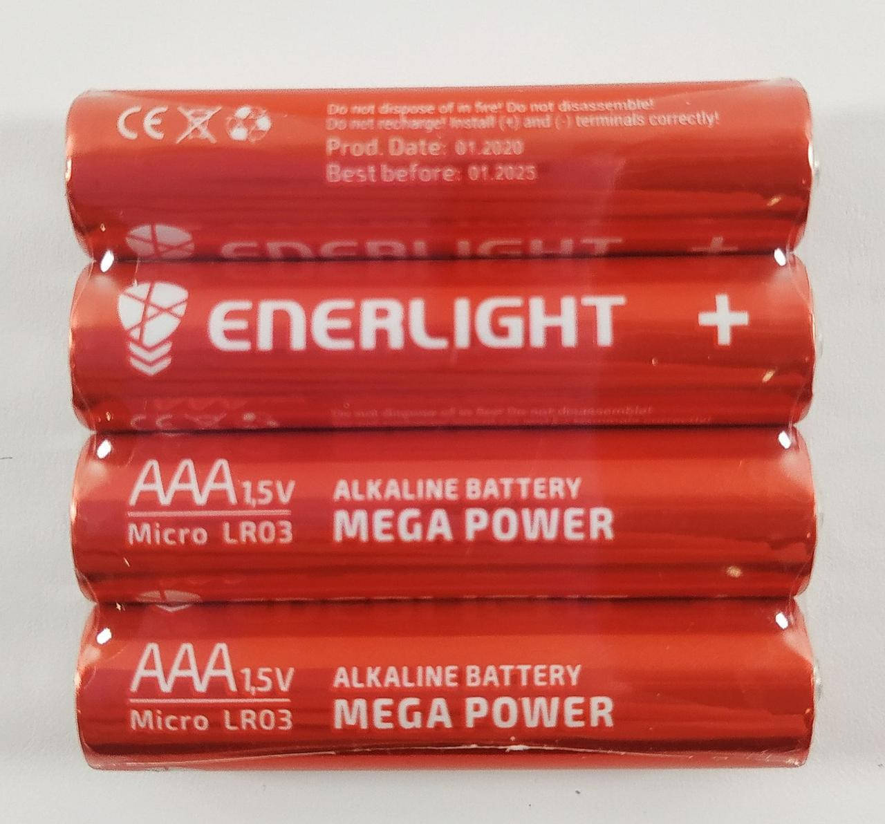 

Батарейка ENERLIGHT MEGA Power Alkaline AAA/LR03 (4шт)