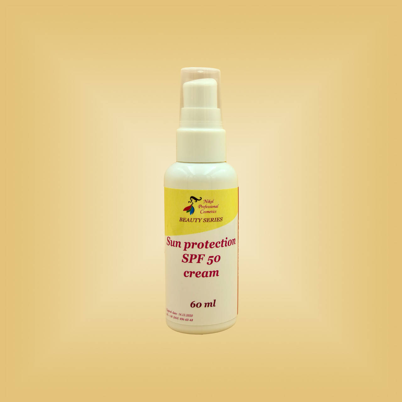 

Солнцезащитный крем SPF 50 60мл Nikol Professional