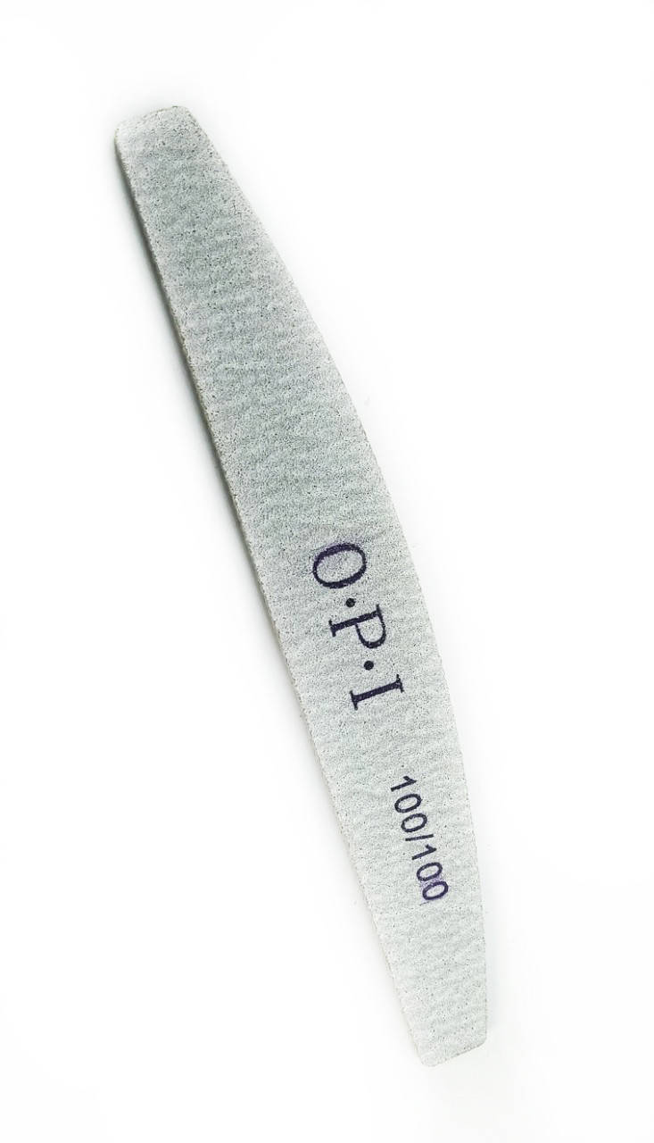 

Пилка для ногтей серая 100/100 "широкая", OPI