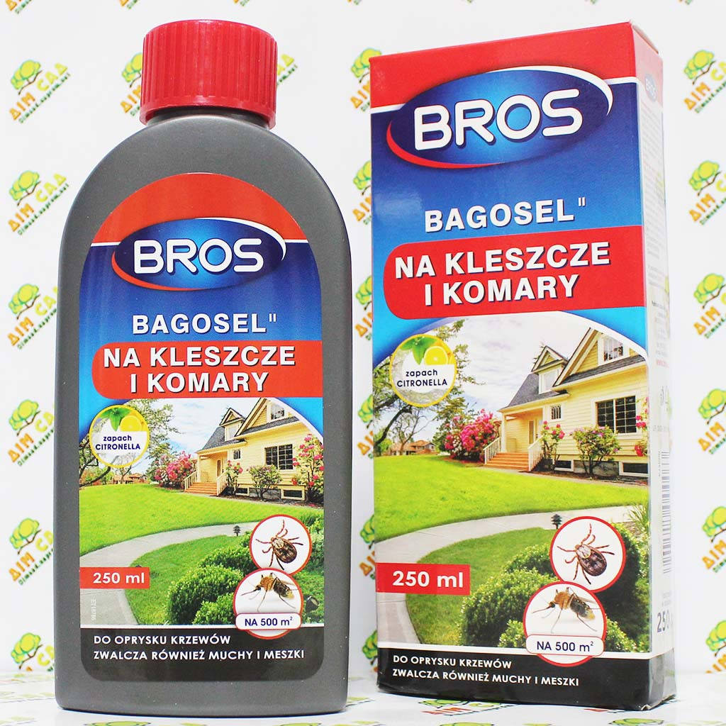 

Bros Препарат против клещей, комаров, мух Bagosel, 250мл