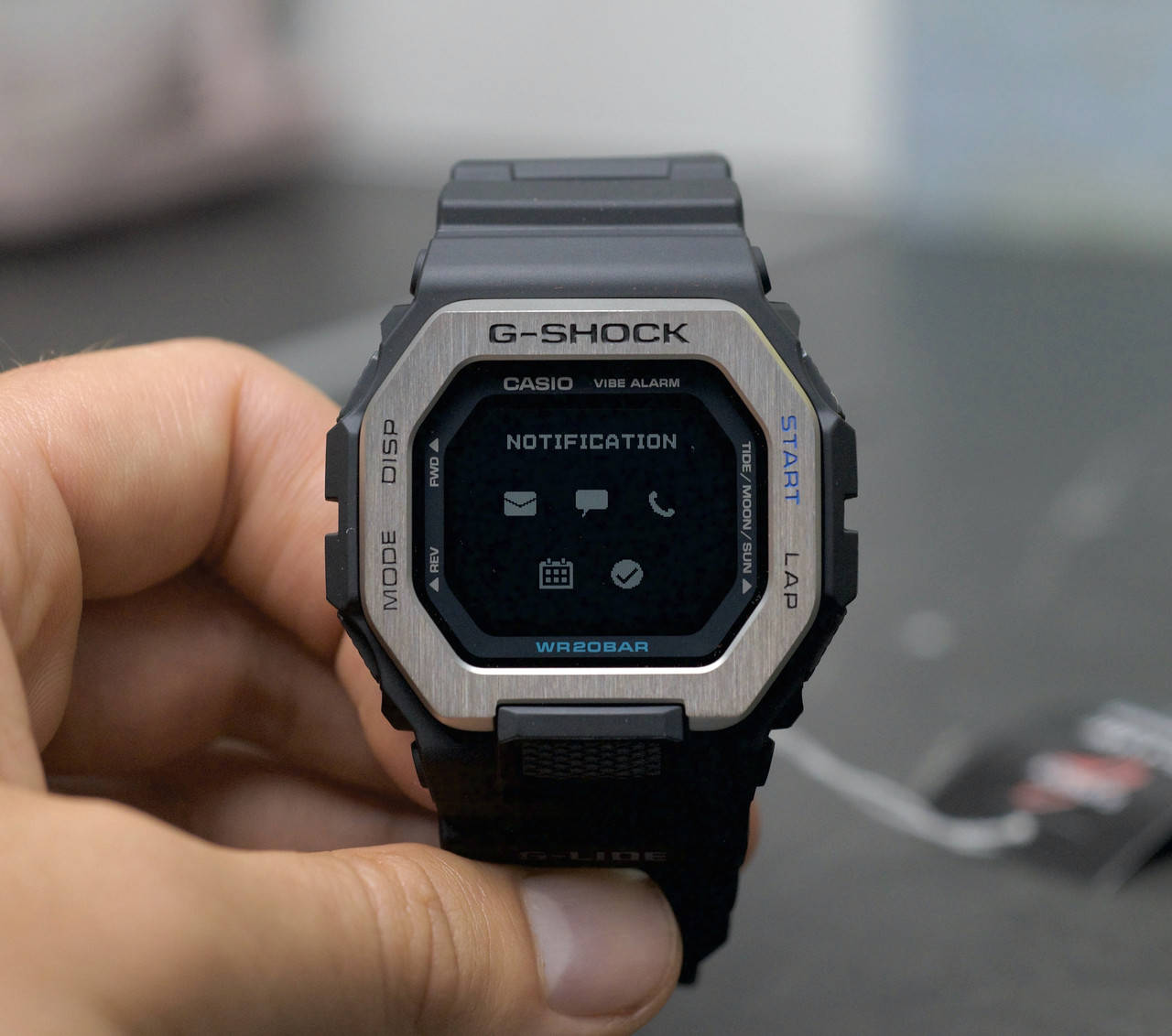 

Часы Casio G-shock GBX-100-1 Bluetooth Solar 2020 Шагомер