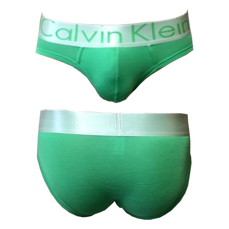 

Брифы мужское белье Calvin Klein Steel Зеленый