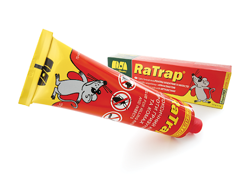 

Клей от грызунов и насекомых-вредителей RaTrap 135 г Papirna Moudry Чехия