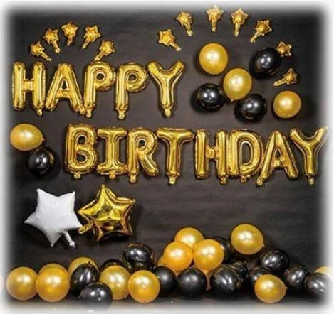 

Набор воздушных шаров на День Рождения Happy Birthday 10035