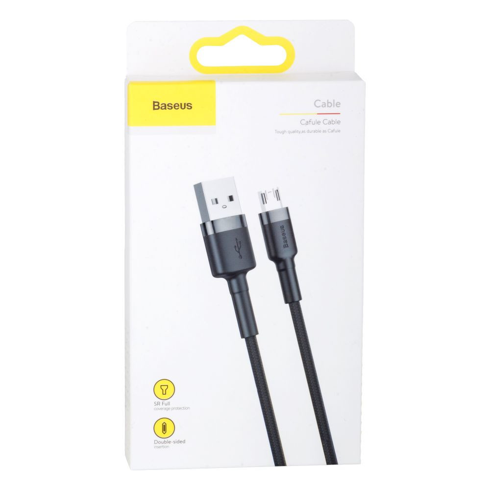 

Кабель Baseus USB to Micro 2A 3m CAMKLF-H, Черный