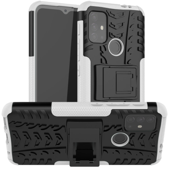 

PC + TPU чехол Armor на Motorola Moto G20 (8 цветов) белый