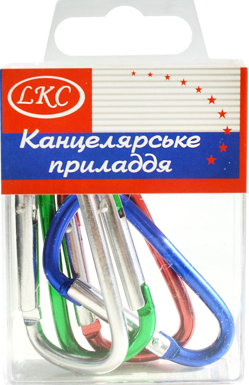 

Замок-карабин сталь 4 шт в упаковке