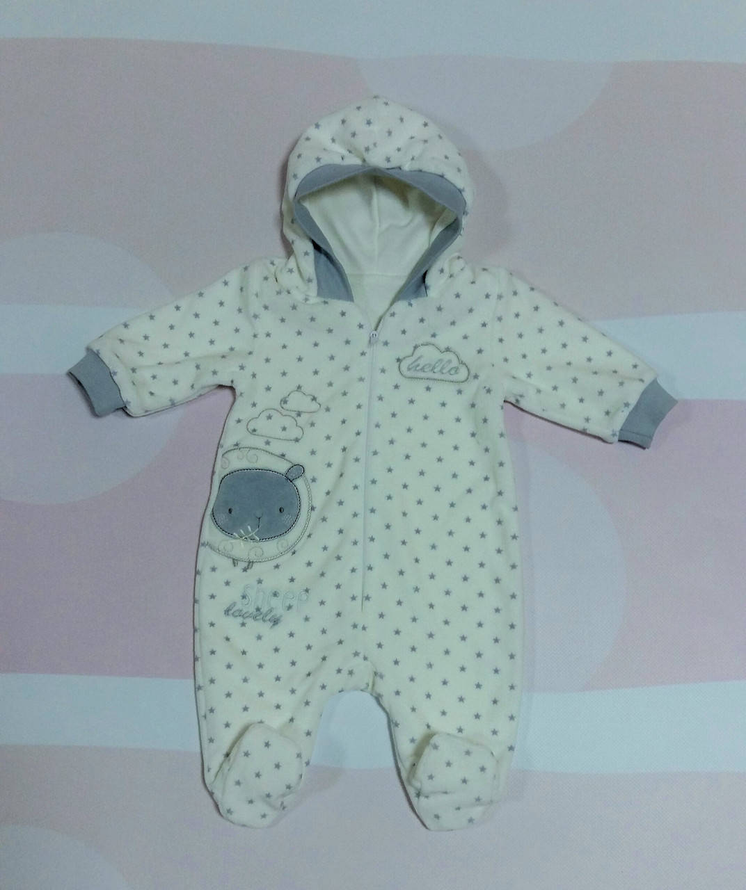 

Комбинезон с капюшоном велюровый арт. 404-523 68р