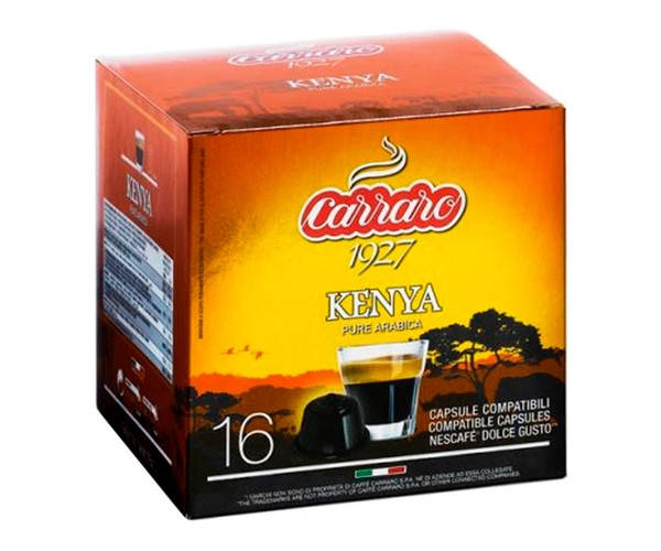 

Кофе в капсулах Carraro Single Origin Kenya Dolce Gusto 16 шт