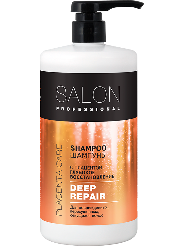 

Шампунь Глубокое восстановление для волос DEEP REPAIR 1000мл Salon Professional