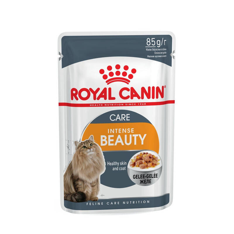 

Влажный корм для котов Royal Canin Intense Beauty Care Jelly 85 г