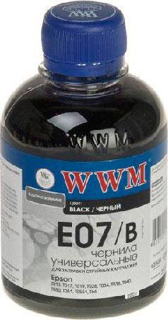 

Чернила WWM Epson Stylus Universal, Black, 200 г (E07/B)