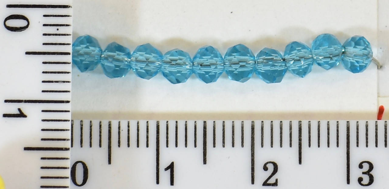 

Бусина стекло овал 4мм св син наб=150шт