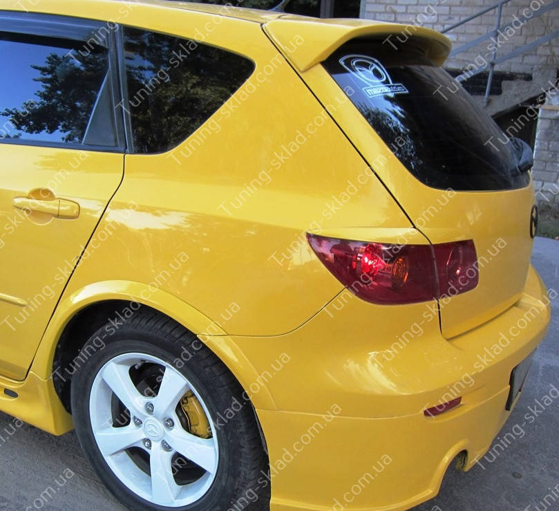 

Спойлер Мазда 3 Хэтчбек (спойлер на заднюю дверь Mazda 3 HB)