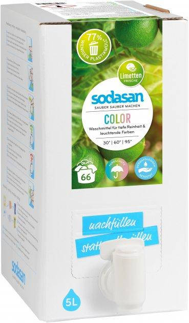 

Органическое жидкое средство для стирки Sodasan Color 5 л 4019886015271