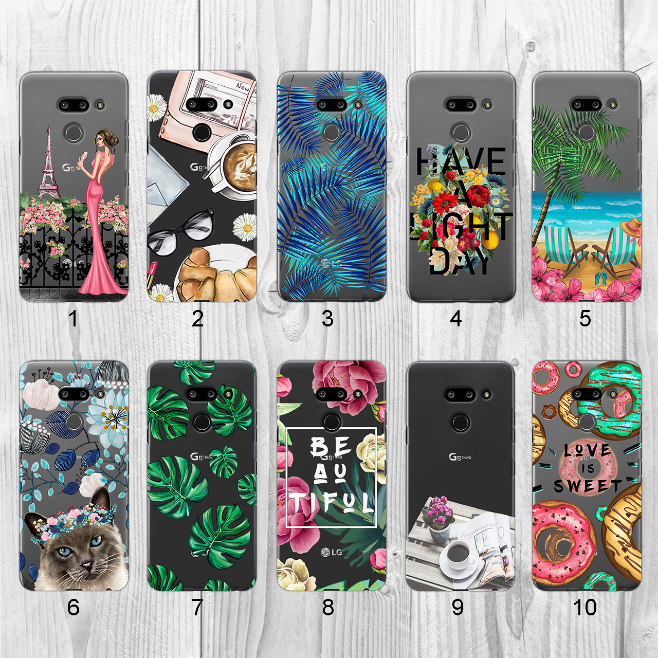 

Силиконовый чехол с рисунком для LG G8 ThinQ (new collection)