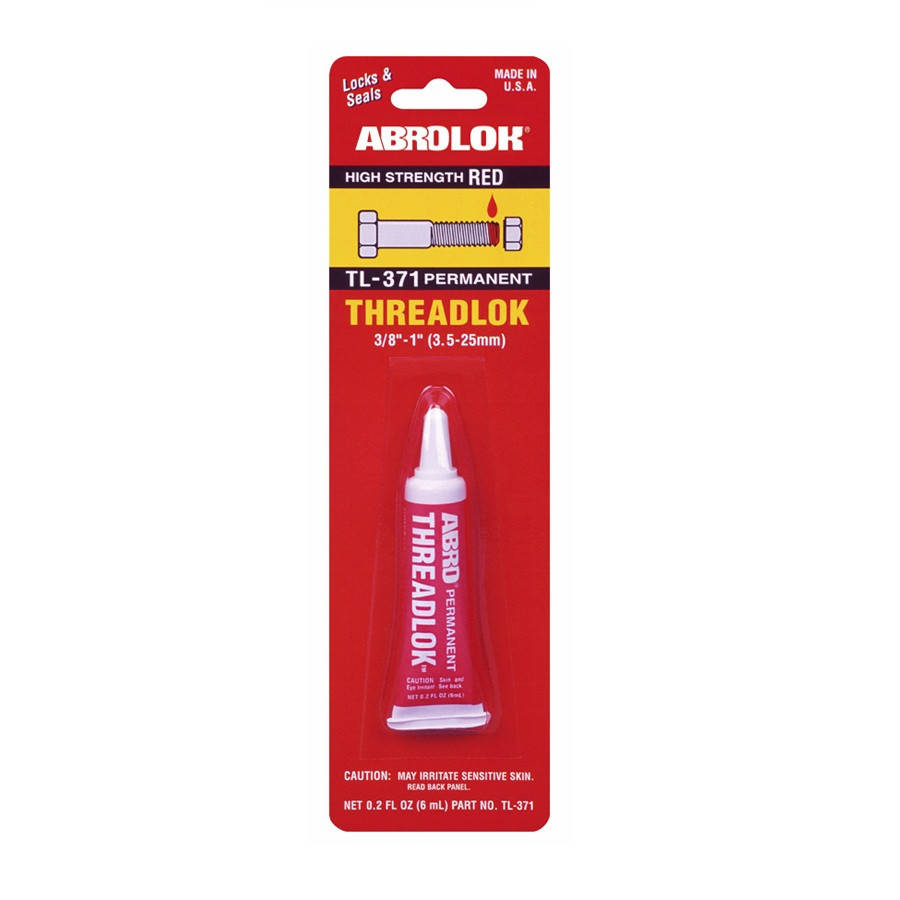 

Резьбовой герметик красный сильной фиксации ABRO 6 ml фиксатор резьбы