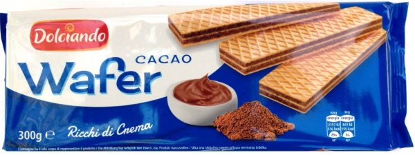 

Вафли Dolciando cacao 0.300 г Италия