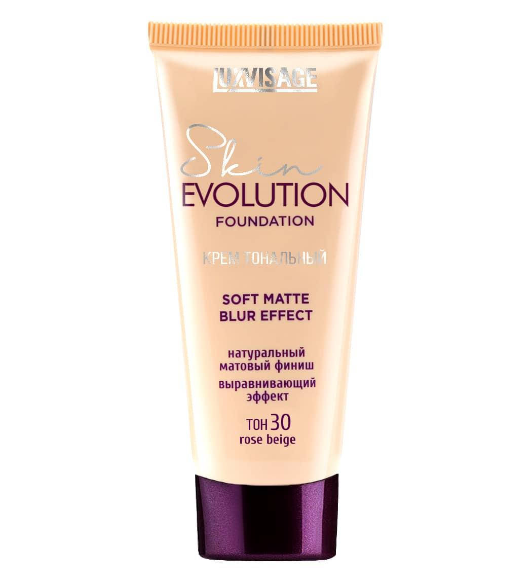 

Люкс Визаж Тональный крем Skin Evolution Soft Matte Blur Effect Тон 30 Rose Beige