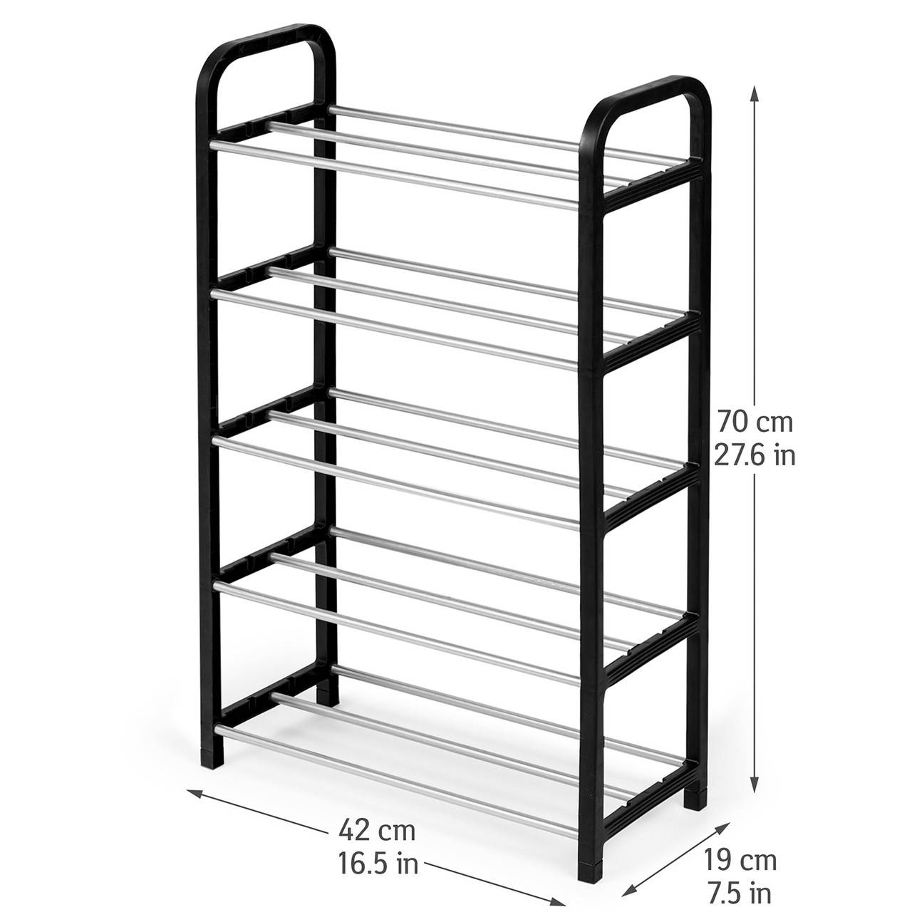 

Подставка для обуви Tatkraft Artmoon Labrador 5ти ярусная 42x19x70 см (699287)