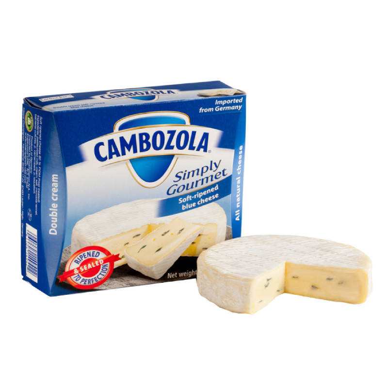

Сыр "Cambozola" Käserei Champignon" 60% фасовка 0.125 kg
