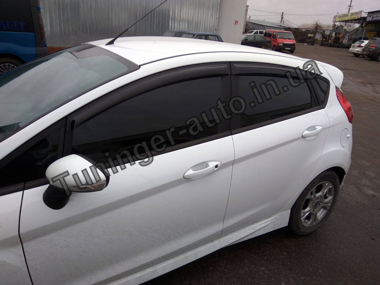 

Дефлекторы окон (ветровики) Ford Fiesta 2008-2020 (Hic)