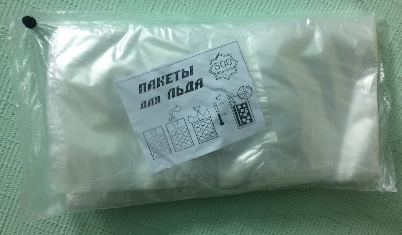 

Пакеты для заморозки воды (льда), 500 кубиков