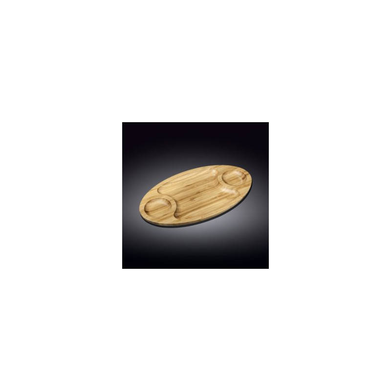 

Блюдо бамбуковое 3 секции Wilmax Bamboo 40,5х23 см WL-771040