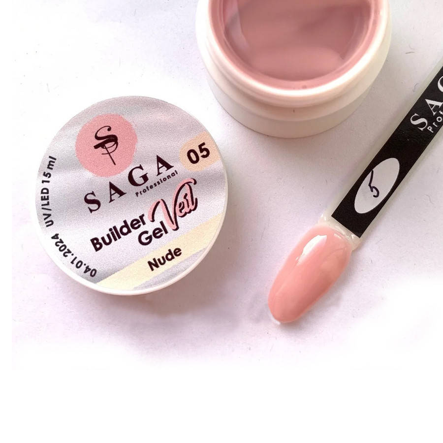 

Гель для наращивания SAGA Builder Gel Veil, Nude №5