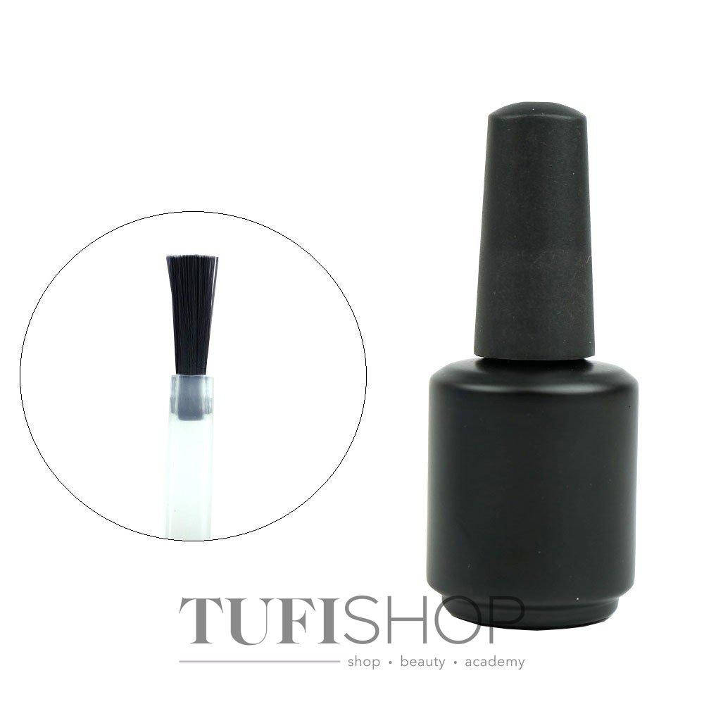 

Флакон стеклянный Босс, черный, черный колпачек, 15 мл