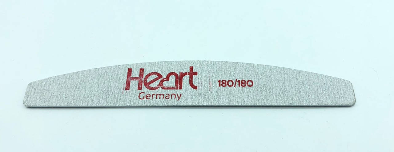 

Пилка тонкая халф (лодочка)Titan серая Heart 180/180